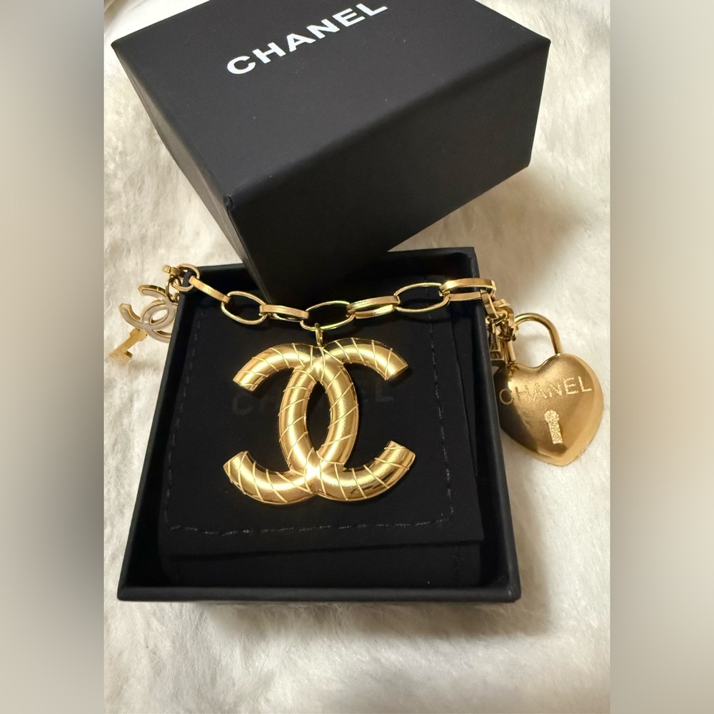 Luxury Style Bracelet With CC Charms